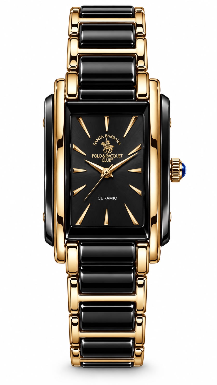 SANTA BARBARA POLO & RACQUET CLUB Rectangular Black